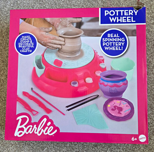 Barbie pottery wheel clay - barbie,