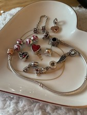 Pandora Bracelet and charms size 18cm, very good condition 