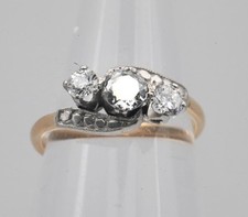 Antique 18ct Diamond Ring Gold