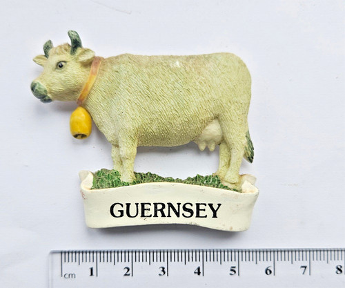 Guernsey cow fridge magnet - guernsey,