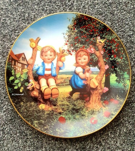 Hummel porcelain plate - hummel,