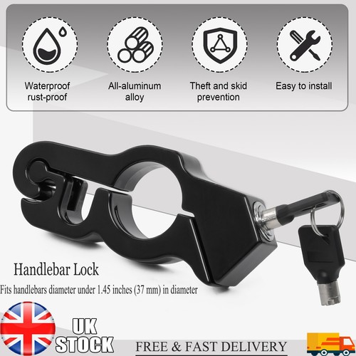 Motorcycle handlebar lock anti - lock,