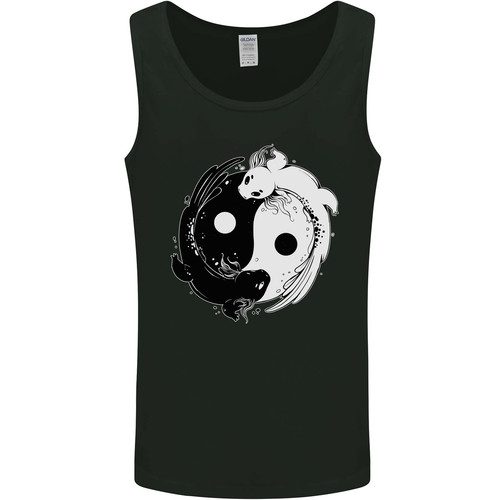 Yin yang axolotl - mens, vest