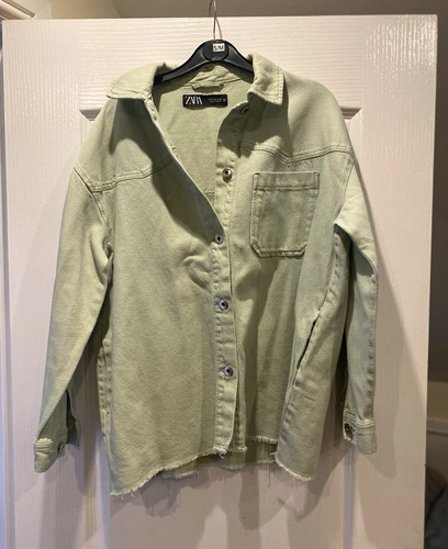 Zara women green cotton - zara, women's