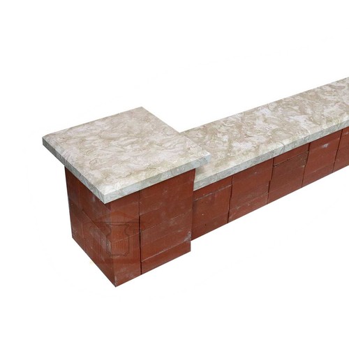 Crema marfil limestone pier - marfil,