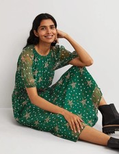 BODEN Deep Smocked Waist Midi