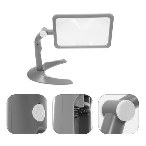 Lighted handheld magnifier - handheld,