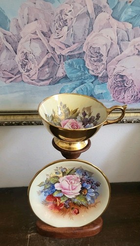 Aynsley cabbage rose - cabbage, signed