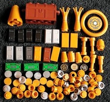 LEGO Crystal Gold Coins Gems Ingot Chests Money Pieces Accessories Bundle Lot