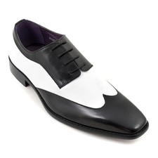 Two-tone Wingtip Brogue Shoes