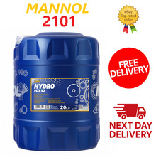 MANNOL 2101 Hydro ISO 32 Longlife Mineral Hydraulic Oil High Performance 20L