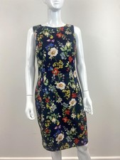 Hobbs Carly Floral Dress Navy