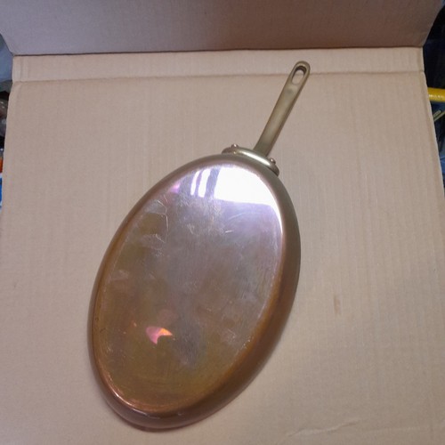Copper pan oval french fish - copper,