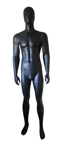 Full male black egg head - black,