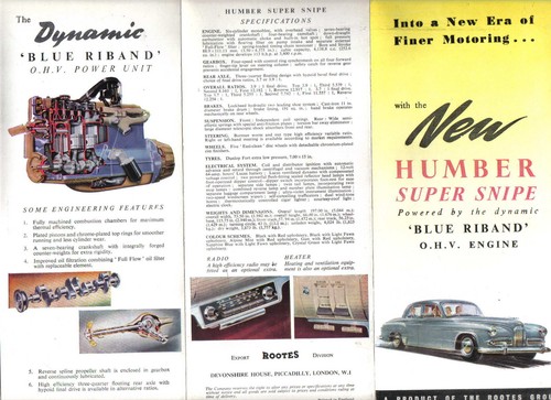Humber super snipe - humber,