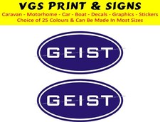 GEIST CARAVAN MOTORHOME OVAL