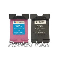 62XL Black & Colour High Capacity Ink Cartridge For HP ENVY 5640 Inkjet Printer
