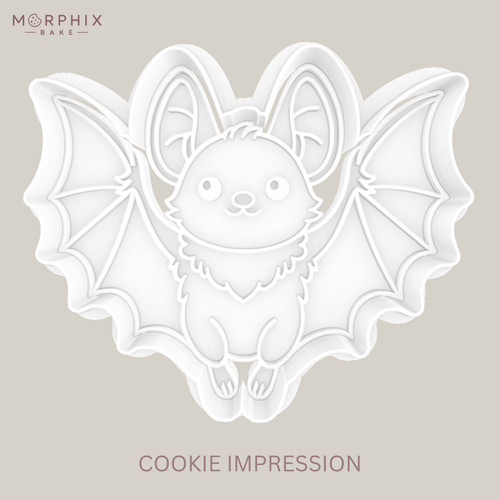 Cute bat cookie - bat, cutter