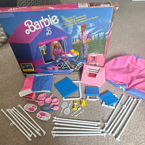 Barbie weekend camping settent - barbie,