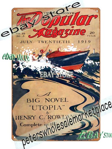 Tin sign 1919 popular - tin,