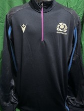 Scotland Rugby 1/4 Zip Training Top 2023 Medium Official Rare