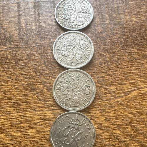 British sixpence coin - uk,
