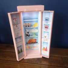 KidKraft Mansion Dolls house Double Door Light up Wooden / Plastic Refrigerator 