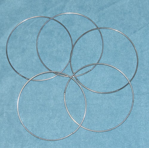 Metal rings diameter - diameter, five