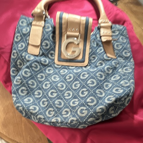 Guess blue quilted denim - guess,