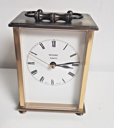 Metamec quartz carriage clock - carriage,