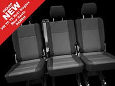 Fitted in a day - Brand New VW T6 T5 Transporter rear Kombi seats 3 x singles 