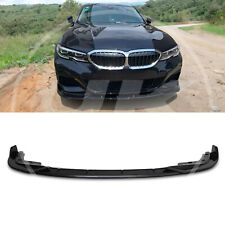 GLOSS BLACK M SPORT PERFORMANCE FRONT SPLITTER LIP FOR BMW 3 SERIES G20 2018+
