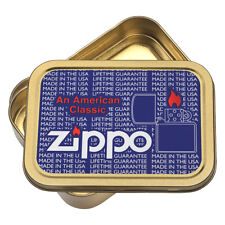 ZIPPO 3D TOBACCO TIN 2oz 57g COMPACT CIGARETTE CASE HOLOGRAPHIC EFFECT SMOKING