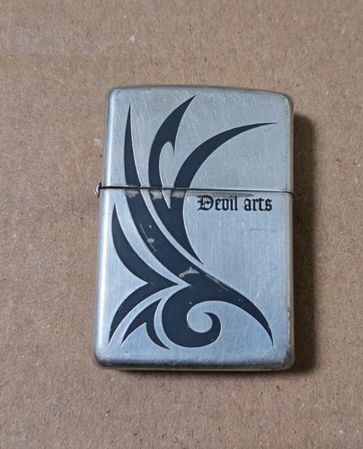 Zippo solid silver devil - silver,