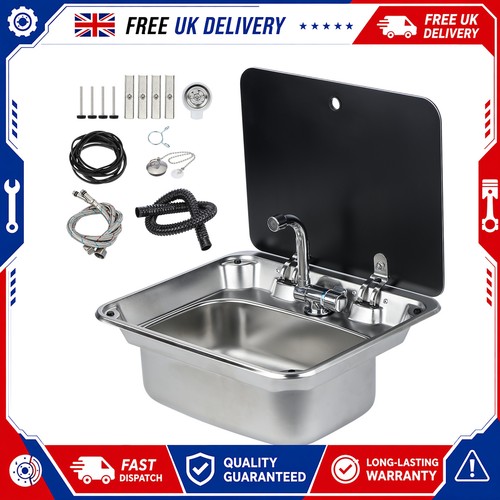 Stainless steel square sink - stainless, w/
