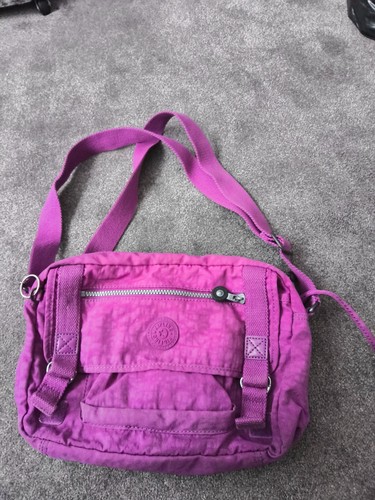 Purple kipling messenger - purple, bag