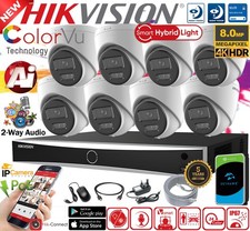 8MP 4K CCTV System 4/8 CH NVR