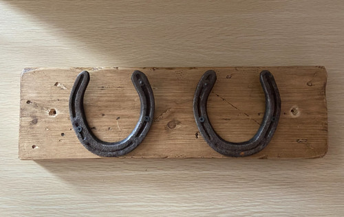 Rustic wooden coat - , hooks