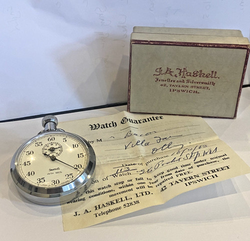 Smiths chrome pocket stopwatch - smiths,