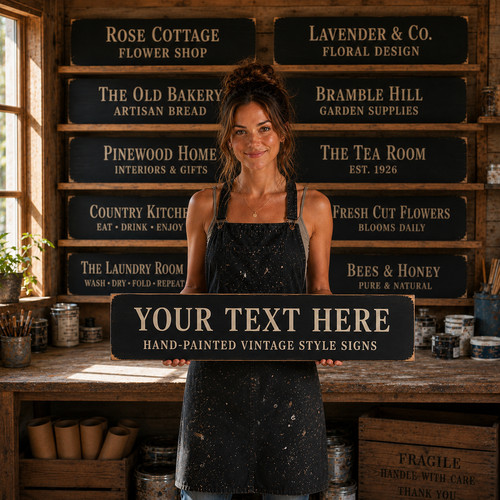 Large personalised signs - personalised,