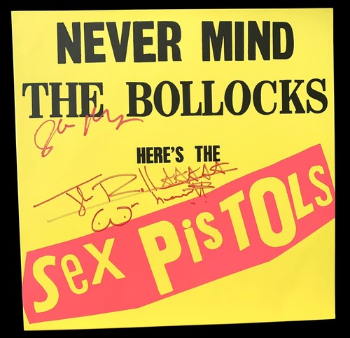 Signed john lydon glen matlock - lydon,