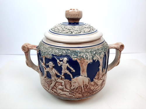 Vintage german stoneware punch - german,