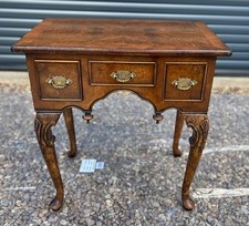 Georgian Style Burr Elm Lowboy