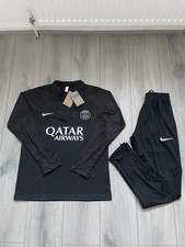 PSG Black Tracksuit Full Set