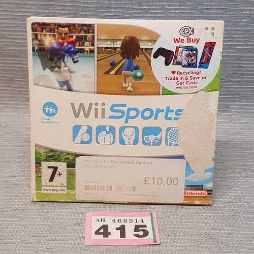 Nintendo wii sports - sports, in