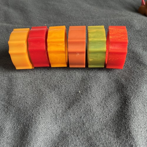 Set art deco bakelite round - bakelite,