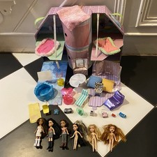 Lil Bratz Loungin Loft Bundle Dolls House Vintage Case Accessories Job Lot
