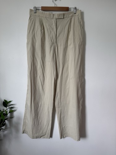 Zara new beige wide leg - zara,