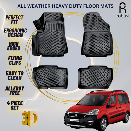 Floor mats liners for - mats, peugeot