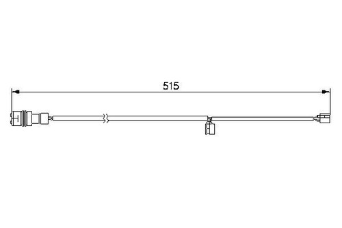 New warning contact brake pad - contact,,